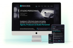 Martin Media website design and branding project