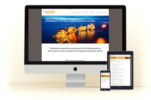 Mirade website design and branding project