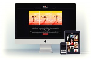 Roach Photography portfolio website design and branding project