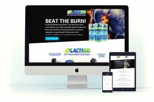 LactiGo website design and e-commerce